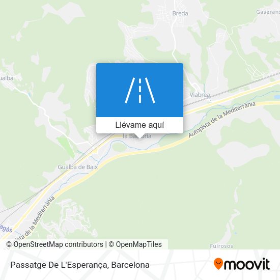 Mapa Passatge De L'Esperança