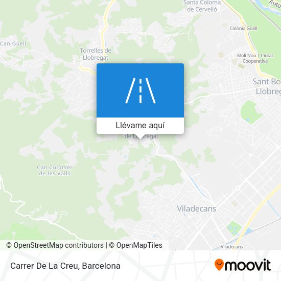 Mapa Carrer De La Creu
