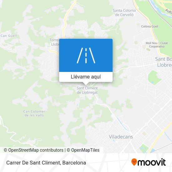 Mapa Carrer De Sant Climent
