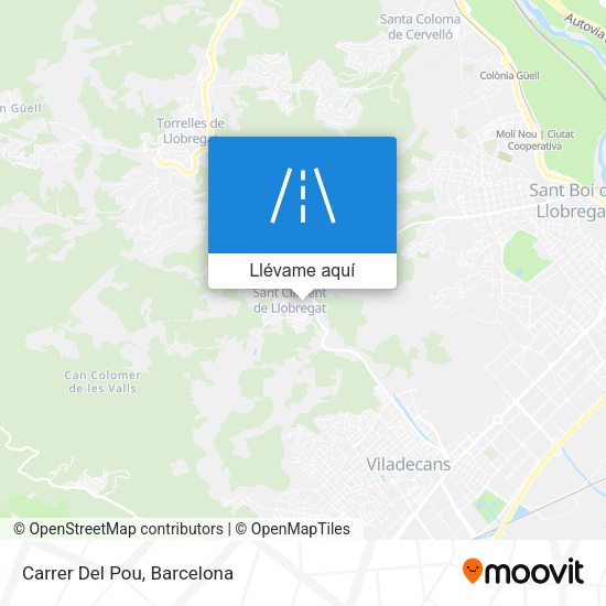 Mapa Carrer Del Pou
