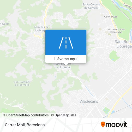Mapa Carrer Moll