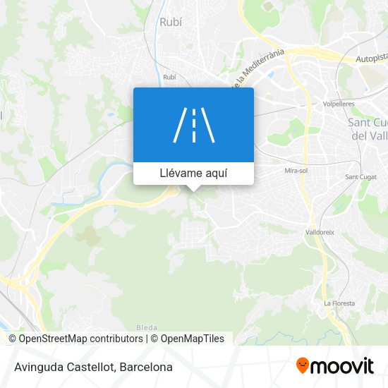 Mapa Avinguda Castellot