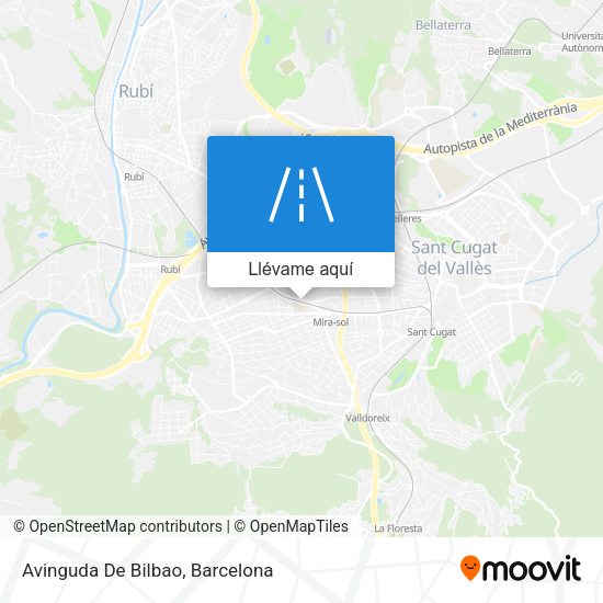 Mapa Avinguda De Bilbao