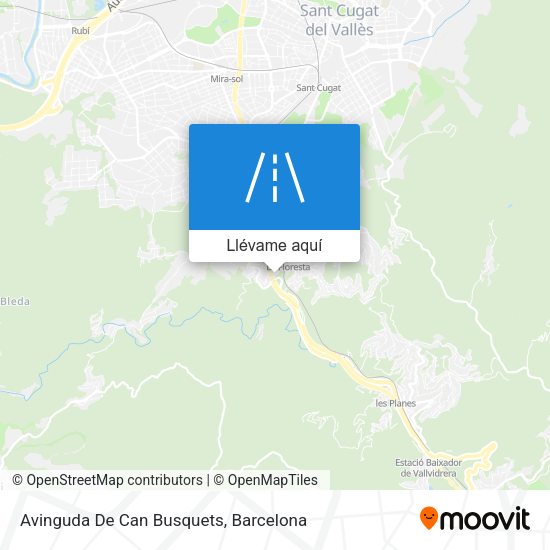 Mapa Avinguda De Can Busquets
