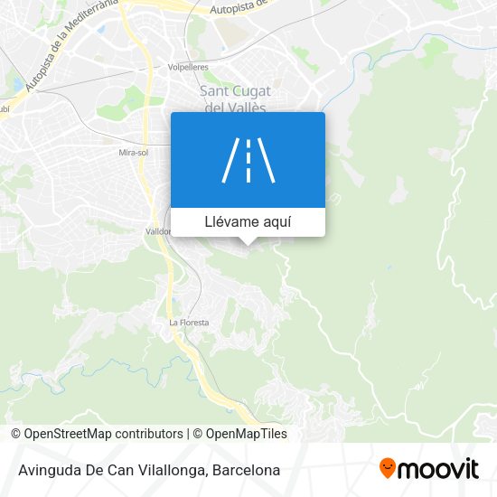 Mapa Avinguda De Can Vilallonga