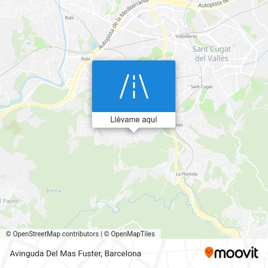 Mapa Avinguda Del Mas Fuster