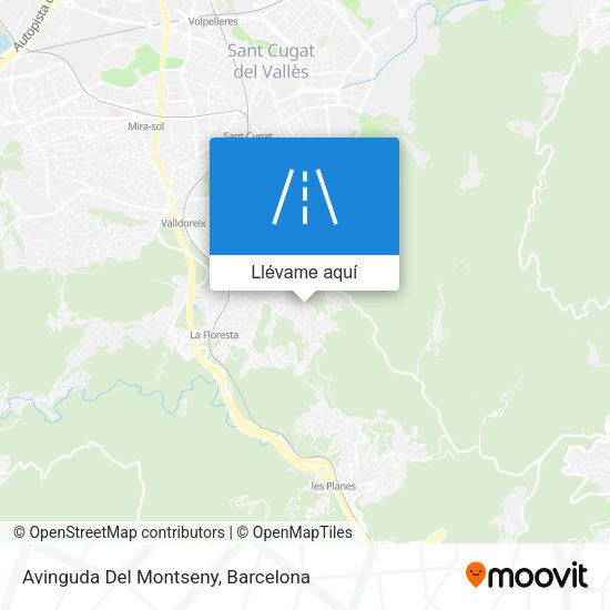 Mapa Avinguda Del Montseny