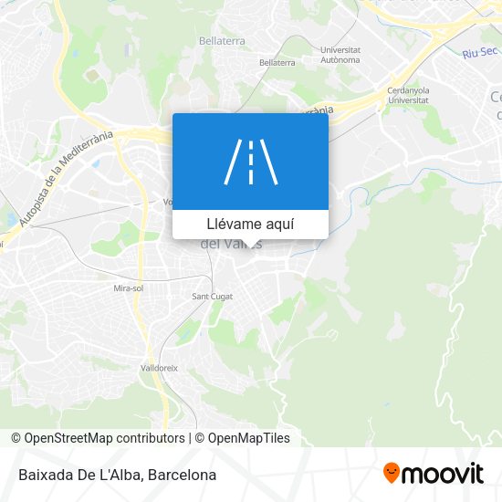 Mapa Baixada De L'Alba