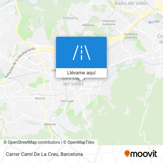 Mapa Carrer Camí De La Creu