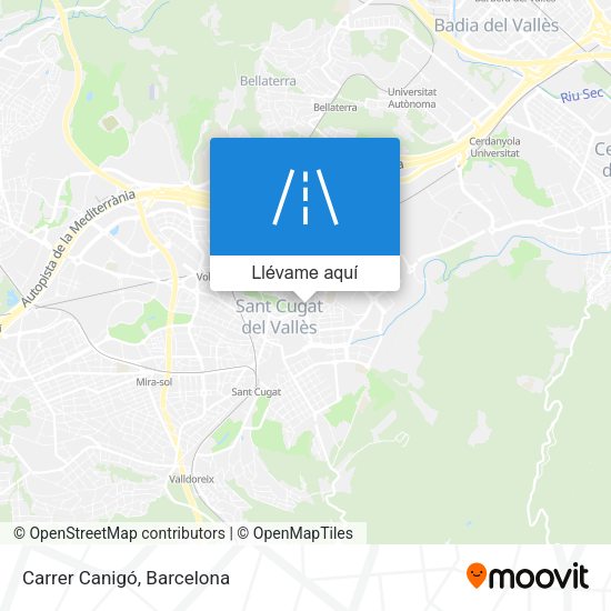 Mapa Carrer Canigó
