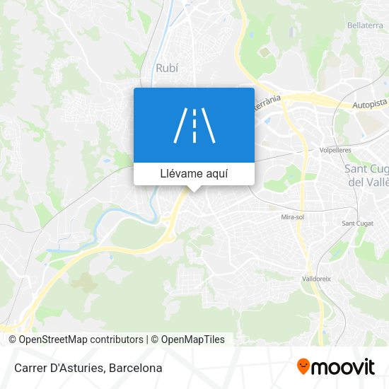 Mapa Carrer D'Asturies