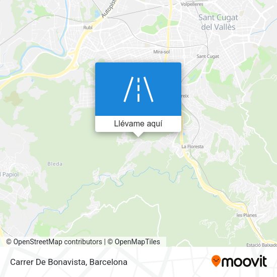 Mapa Carrer De Bonavista
