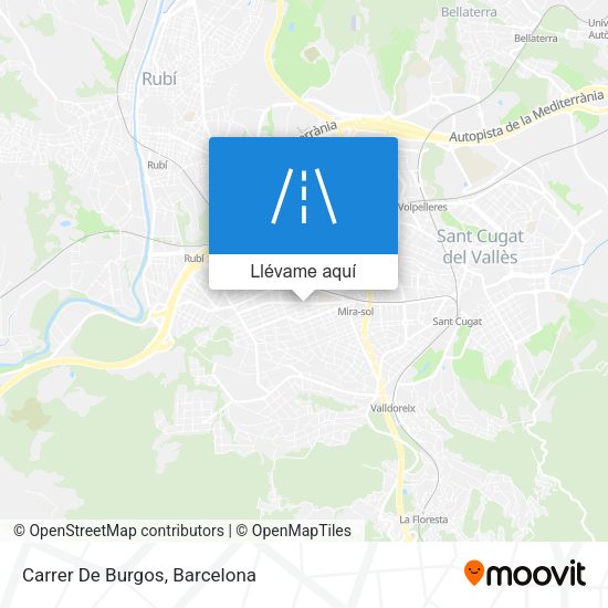 Mapa Carrer De Burgos