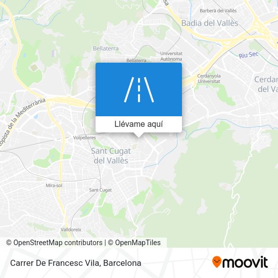 Mapa Carrer De Francesc Vila