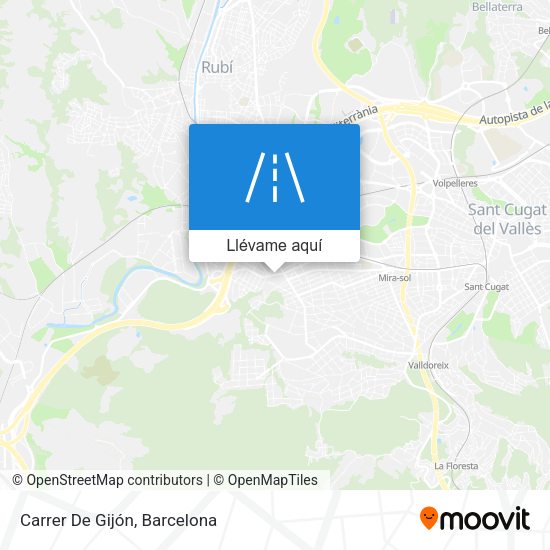 Mapa Carrer De Gijón