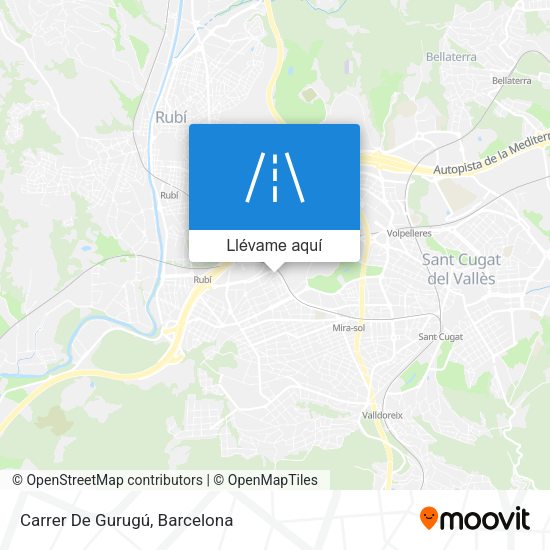 Mapa Carrer De Gurugú