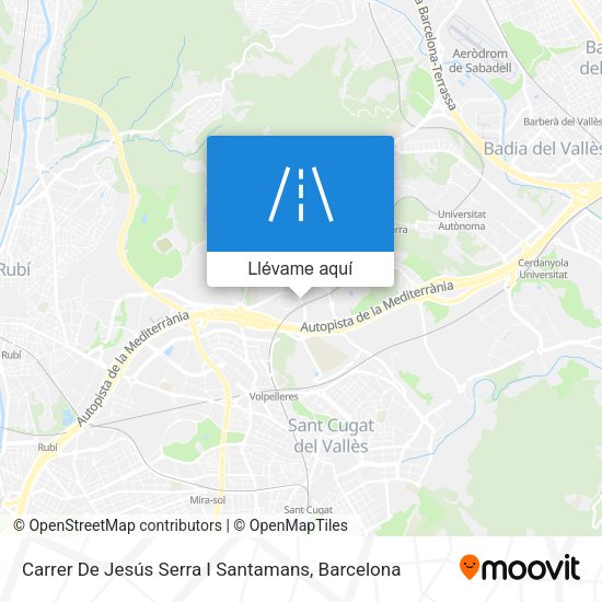 Mapa Carrer De Jesús Serra I Santamans
