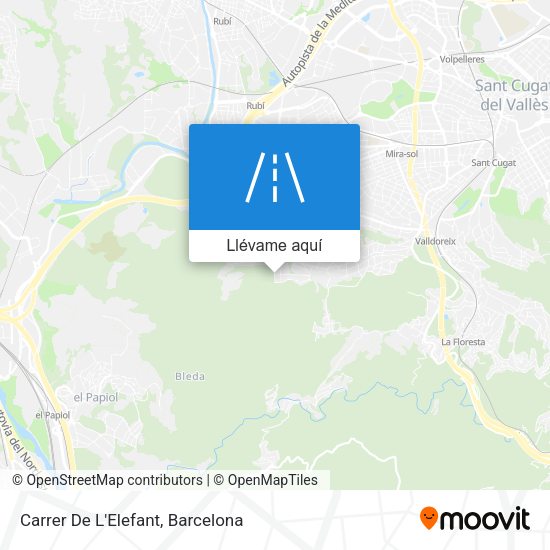 Mapa Carrer De L'Elefant