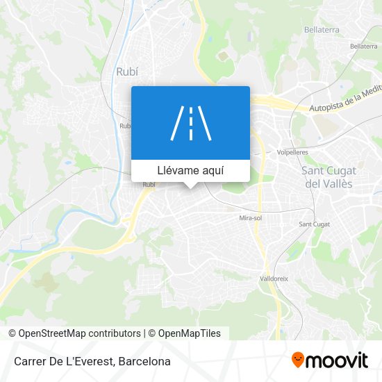 Mapa Carrer De L'Everest