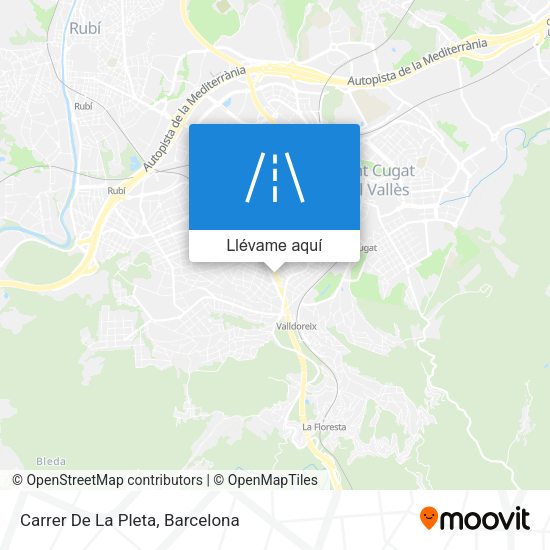 Mapa Carrer De La Pleta