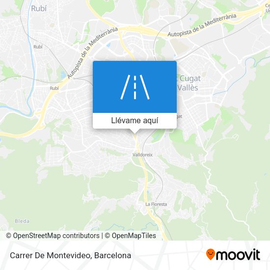 Mapa Carrer De Montevideo