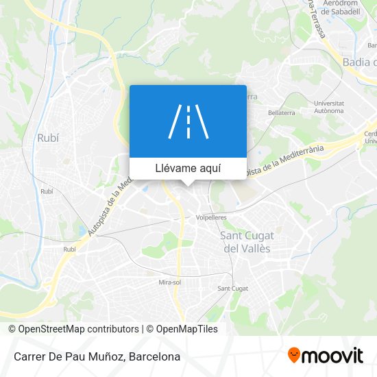Mapa Carrer De Pau Muñoz