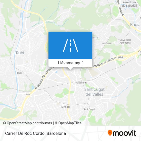 Mapa Carrer De Roc Cordó