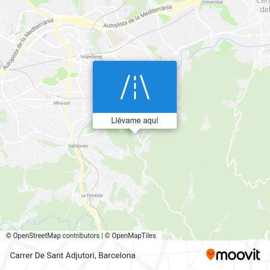 Mapa Carrer De Sant Adjutori