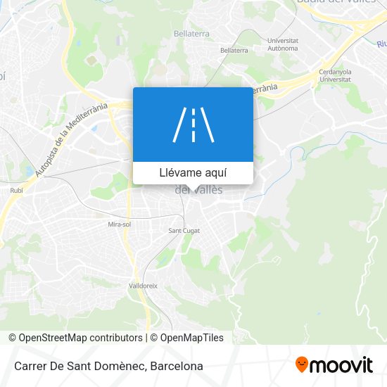 Mapa Carrer De Sant Domènec