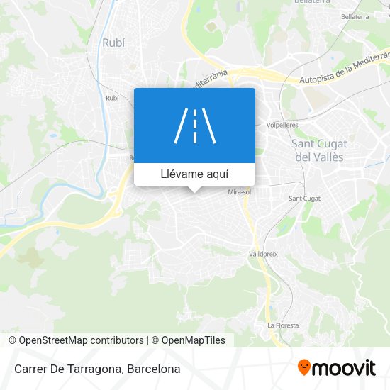 Mapa Carrer De Tarragona