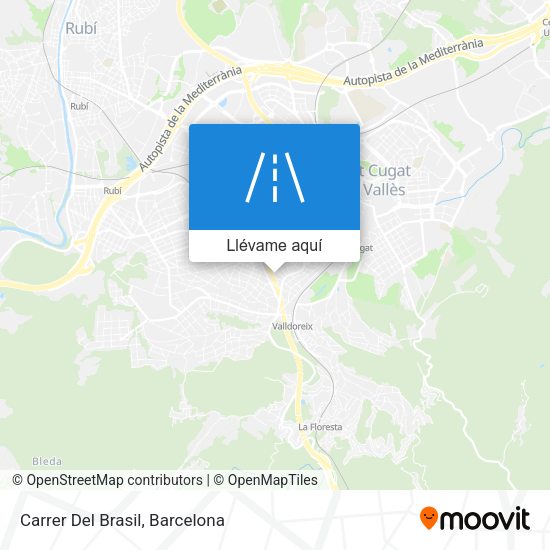 Mapa Carrer Del Brasil