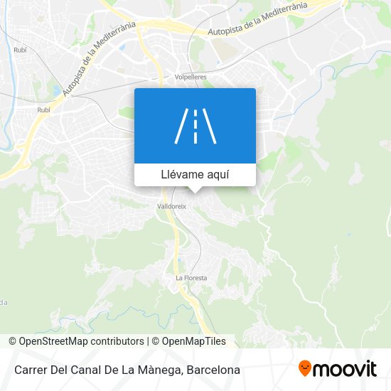 Mapa Carrer Del Canal De La Mànega