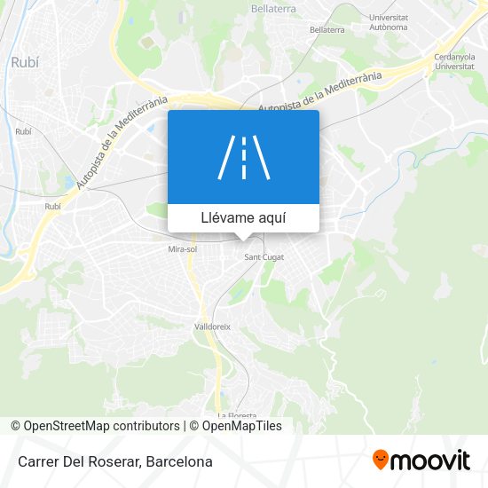 Mapa Carrer Del Roserar