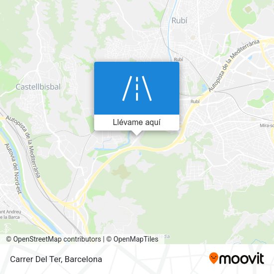 Mapa Carrer Del Ter