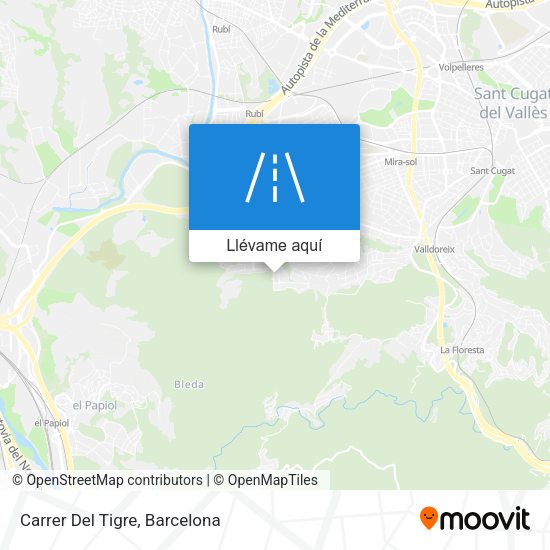 Mapa Carrer Del Tigre