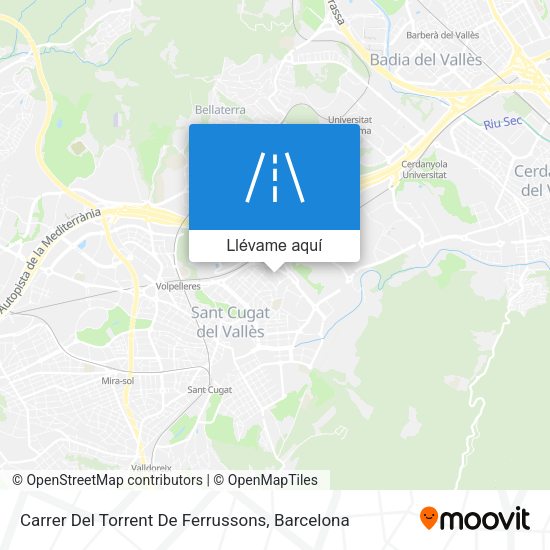 Mapa Carrer Del Torrent De Ferrussons