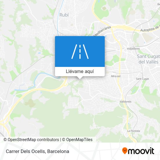 Mapa Carrer Dels Ocells