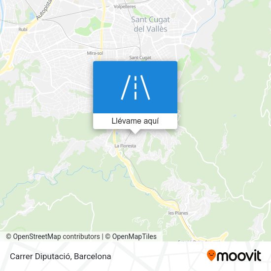 Mapa Carrer Diputació