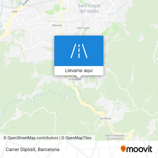 Mapa Carrer Dipòsit