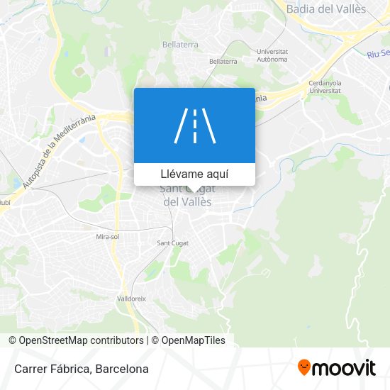 Mapa Carrer Fábrica