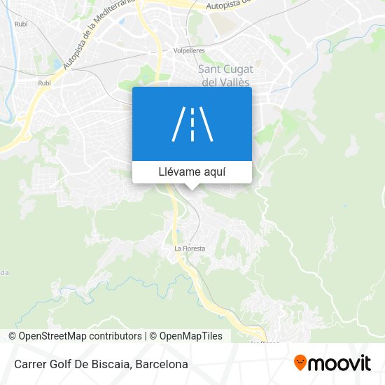 Mapa Carrer Golf De Biscaia