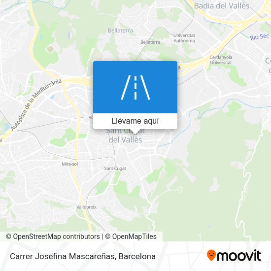 Mapa Carrer Josefina Mascareñas