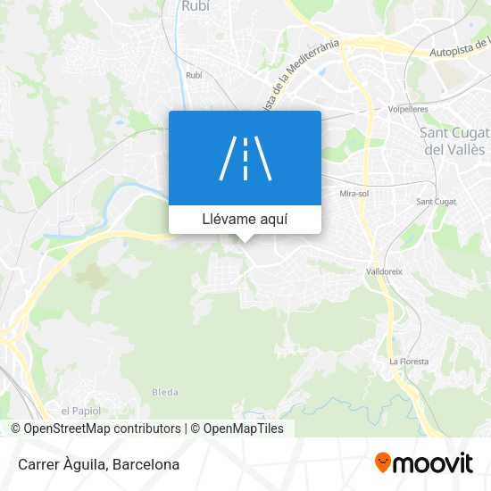 Mapa Carrer Àguila