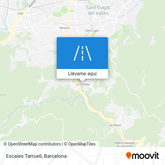 Mapa Escales Tarruell