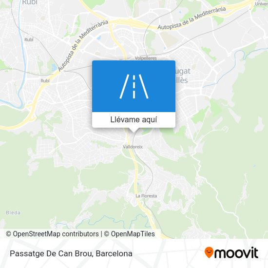 Mapa Passatge De Can Brou