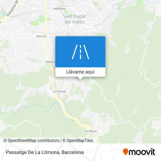 Mapa Passatge De La Llimona