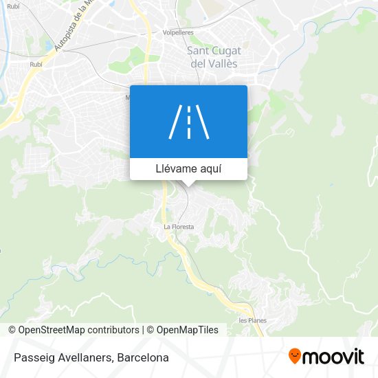 Mapa Passeig Avellaners