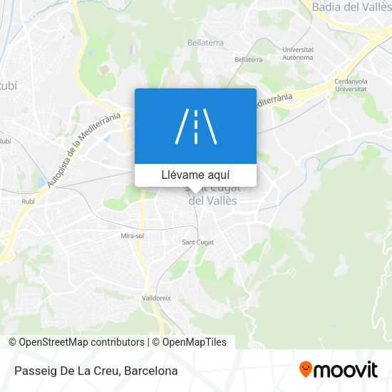 Mapa Passeig De La Creu