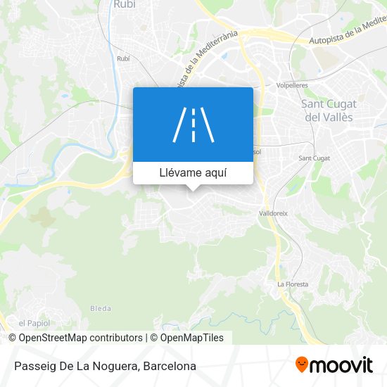 Mapa Passeig De La Noguera
