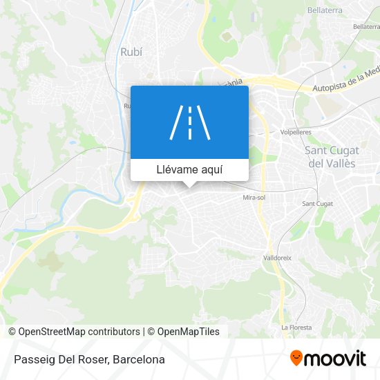 Mapa Passeig Del Roser